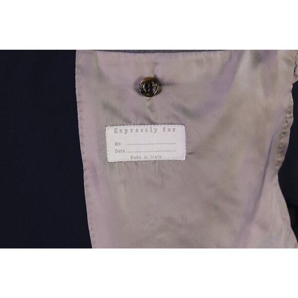 Eleventy Platinum Special Collection Solid Navy Blue Wool Blazer Jacket 42R - Picture 11 of 11